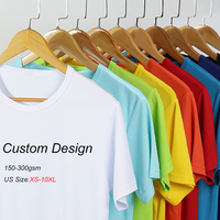 T-shirt d'usine Impression personnalisée Logo de la marque Marque privée T-shirt à col rond doux Logo personnalisé T-shirts en coton pour hommes avec logo