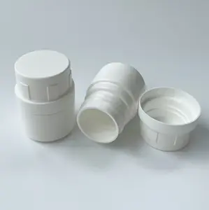 25ML 30ML 30CC Không Khí Chặt Chẽ HDPE Chai Nhựa PILL Với Vít Đóng Cửa Có Nắp Đậy