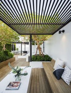 Chiosco Alluminio Pérgola para Pabellón al aire libre <span class=keywords><strong>Bioclima</strong></span> Perfil de baldaquino de aluminio Profilo Alluminio Per Esterni - Product Image 3