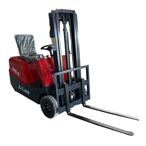 Ventas de fábrica 800KG Mini carretilla elevadora eléctrica de tres ruedas Grúa apiladora de elevación hidráulica para el taller de almacén Precio barato - Product Image 3
