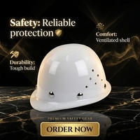 Casque de sécurité ABS à surface brillante, isolé électriquement, suspension 6 points, type moteur : sans moteur, pour opérations d'ingénierie pétrolière et gazière