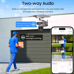 Cámara de Seguridad Solar 4G SIM de 10MP con Lente Doble, Seguimiento Automático, Audio Bidireccional, <span class=keywords><strong>Sensor</strong></span> CMOS, Almacenamiento en la Nube, Ubox y Detección de Movimiento - Product Image 6