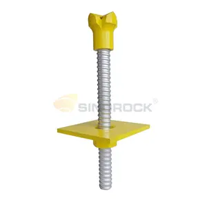 SINOROCK Tunnel and Mining drilling tools self drilling anchor system R51 use as micropile and soil nailing