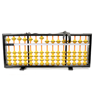 Abacus enseignement bois grade 15 tiges Soroban antidérapant suspendu maître <span class=keywords><strong>professeur</strong></span> mathématiques jouets - Product Image 3