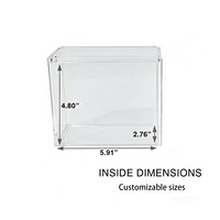 Boîte de présentation en acrylique anti-rouille pré-assemblée pour cartes One Piece TCG originales, résistante aux UV, pour boosters OP 5, OP09, OP13