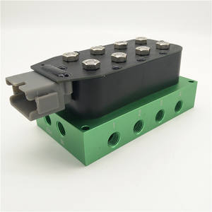 Montage 1/<span class=keywords><strong>2</strong></span> "Fast AirBag System Control Ride Verteiler ventil für Luftfederung VUX-4F mit Punkt anschluss 2W160-4F Block ventil - Product Image 4