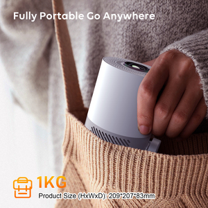 โปรเจคเตอร์พกพา Pico Mini Smart Android LED พร้อม Wi-Fi ความสว่าง 3000 ลูเมนส์ ความละเอียด 1080P สำหรับใช้ในสำนักงานและที่บ้าน - Product Image 6