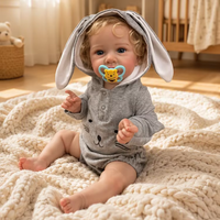 Poupée Reborn réaliste de 20 pouces en vinyle souple, jouet pour enfants, cadeau, vente en gros, personnalisable