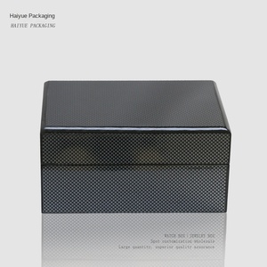 国境を越えて人気の高い木製長方形腕時計ボックス、高光沢焼付塗装、高級フリップオープンPUレザー内装腕時計ボックス - Product Image 2