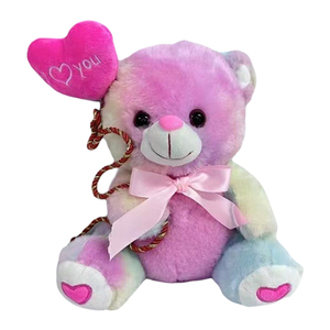 Orsacchiotto di Peluche Colorato e Sognante di Alta Qualità per San Valentino, Morbido e Confortevole - Product Image 1