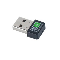 Clé Wi-Fi USB Carte Réseau 150 Mbps, Sans Pilote, pour PC de Bureau, Taux de Transmission 600 Mbps, Puce Realtek, Adaptateur Sans Fil pour Ordinateur Portable