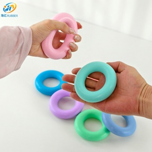 Silicone Hand Grip Ring Cor personalizada Tamanho Pinch Grip Hand Finger Força Treinamento Dor Recuperação Exercício Anel De Borracha - Product Image 2