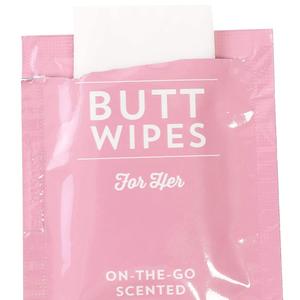 Salviette per l'igiene femminile avvolte singolarmente con etichetta privata salviette risciacquabili biodegradabili al 100% - Product Image 4