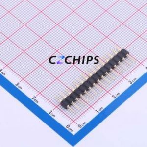 PZ254-1-15-Z-C Pin Header Through hole Component (THT),P=2.54mm Connector 1x15P 2.54mm Round Pin Through Hole - Product Image 2