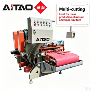 Machine de découpe de pierre automatique à lames multiples contrôlée par PLC de haute précision AITAO, haute productivité, épaisseur 30 mm, longueur 800 mm - Product Image 3