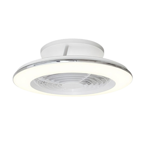 Ventilador de techo LED decorativo moderno con motor de CC de cobre puro y aspas de ABS de alta calidad, con control remoto, de 18 pulgadas. - Product Image 1