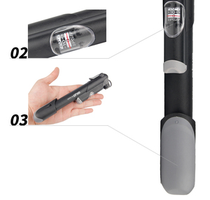 Inbike — <span class=keywords><strong>pompe</strong></span> Portable pour vélo et vtt, petite taille, système Schrader Presta, manuelle, permet de gonfler les pneus - Product Image 1