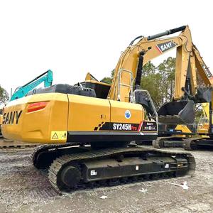 Excavadora de orugas usada original de Japón Sany SY245 Sy245HPro Sy245H de 24 y 25 toneladas con accesorio de barrena en venta - Product Image 2