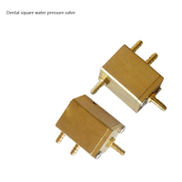 Vanne de pression d'eau en laiton à 2 trous pour fauteuil dentaire, pièces de rechange pour équipement dentaire, accessoire dentaire, vente en gros