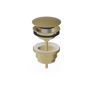 Zucchetti moderno stile francese rifiuti universali in acciaio inox rame scarico per bagno Hotel cromato per uso lavabo - Product Image 6