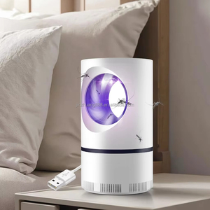 Trampa para Mosquitos Fotocatalítica de Suministro Directo, Lámpara LED de Luz Azul, Asesino de Moscas por Succión, Atrapa Insectos Ecológico y Seguro para Interiores, Verano - Product Image 5