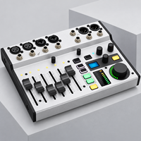 Console de mixage audio professionnelle AOFO, mixeur numérique compact avec Bluetooth pour l'enregistrement en studio et la diffusion en direct