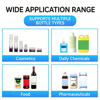 Machine d'étiquetage linéaire automatique Zhongjie pour bouteilles en plastique/verre, cartons et canettes, système de capsulage d'autocollants polyvalent