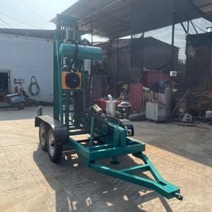 เครื่องเจาะน้ำแบบพกพา AKL-150Y ล้อ + 32HP เครื่องยนต์ดีเซลความลึก150เมตรเครื่องเจาะหลุมเจาะบ่อน้ำขนาดเล็ก3T - Product Image 6