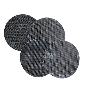 研磨ダストフリーフック & ループサンドペーパーOEMサポート研磨ブラックメッシュサンドペーパーサンディングディスクツール - Product Image 6