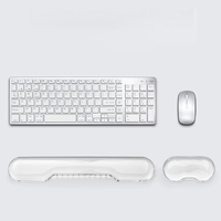 Repose-poignets transparent en silicone pour clavier et souris, vente en gros