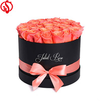 Boîte d'emballage de fleurs écologique et imperméable, logo personnalisé imprimable, boîte cadeau pour fleuriste et cadeaux de fête