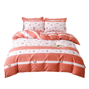 Vente en gros de <span class=keywords><strong>draps</strong></span> de lit personnalisés en coton 100% - Ensemble de literie 4 pièces - <span class=keywords><strong>Housse</strong></span> de couette - Taille King Size - Taille Queen Size - Taille Full - Super doux - Luxe - Product Image 5
