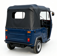 Mototaxi Eléctrico Semiabierto para Pasajeros, Vehículo de Tres Ruedas Multipasajeros para Transporte Urbano, Turístico y Comercial