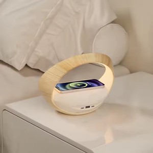 Sang trọng Loa di động sạc không dây với ánh sáng ban đêm Mặt Trời Mọc báo động & thư giãn thiên nhiên âm thanh món quà hoàn hảo - Product Image 3