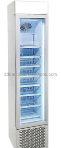 ثلاجة عرض مشروبات عمودية رفيعة ، ثلاجة عرض للمشروبات ، ثلاجة تخزين سوبر ماركت ، فريزر قائم - Product Image 2