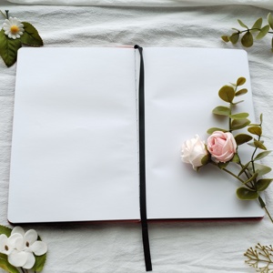 Taccuino a spirale cucito filo personalizzato 5x7 pollici con copertina rigida in rilievo Logo Sketchbook in cartone sciolto fogliare diario Memo - Product Image 2