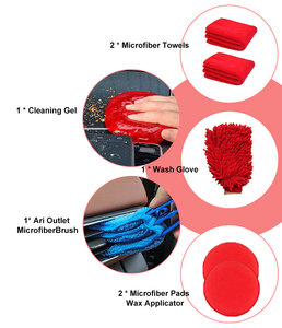 Ensemble de brosses de lavage de voiture 24 pièces Kit de brosses souples pour l'entretien des roues intérieures et extérieures du tableau de bord. - Product Image 6