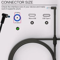 Chargeur en gros à embout bleu 135W pour HP Spectre x360 15, OMEN 15, 17, ZBook 15u, 19.5V 6.9A 4.5*3.0mm – Adaptateur de chargeur pour ordinateur portable HP