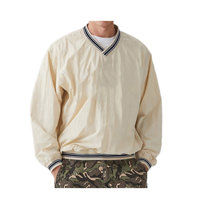 Sudadera de Punto con Cuello en V, Estilo Informal, Teñida Anudada, para Otoño, Talla Grande, Impermeable, para Hombre - Product Image 3