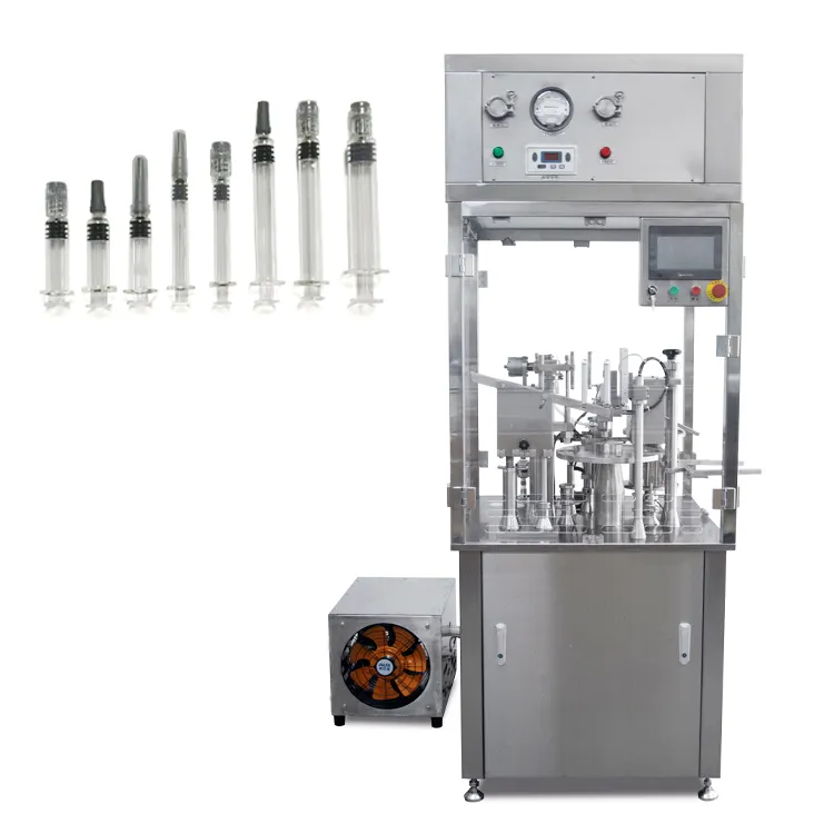 Máquina de llenado de jeringa veterinaria automática de alta velocidad Máquina de llenado de jeringa desechable