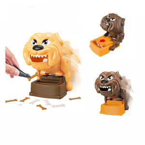 EPT Dollar Toys Drôle de chien qui mord les doigts Jouet délicat Méfiez-vous du chien Bite Bulldog Bones Game - Product Image 1