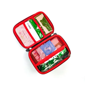 Estuche de primeros auxilios impermeable para medicina, kit de mini kit de supervivencia, bolsa EVA, kit de primeros auxilios para emergencia doméstica