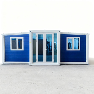Estructura Robusta de Acero Galvanizado, Edificio Prefabricado Modular de 20 pies, Casa Contenedor Expandible para <span class=keywords><strong>Alquiler</strong></span> de Oficina en Sitio Remoto - Product Image 2