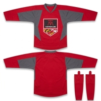Diseño Personalizado de Camisetas de Hockey sobre Hielo para Equipos Universitarios, Uniformes de Hockey OEM, Camisetas y Tops Deportivos, Servicio OEM