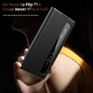 Étui à rabat en cuir PU de luxe avec support et protection arrière pour téléphone Z Fold 7 6 5 - Product Image 3