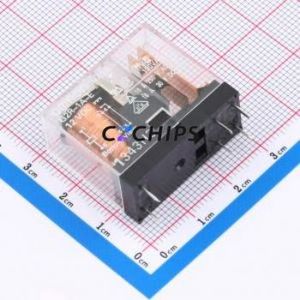 G2R-1A-E DC12 Power Relay DIP,12.6x28.6mm Relay 12V 1 Normally Open: 1A (SPST-Normally Open)::: 380V-AC/125V-DC Silver Alloy - Product Image 1