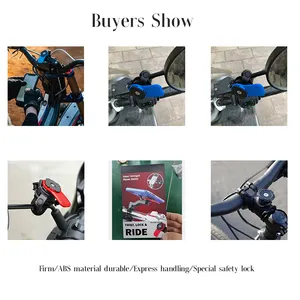 Hot Sale Wholesale Quick Lock Motorcycle Phone Holder Outdoor Cycling Universal Bike Abs Phone Mount Holder For Bike And Bicycle