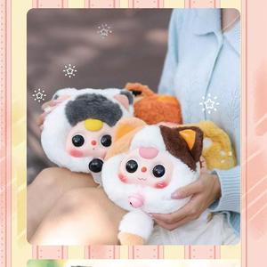 Meest Populaire Originele <span class=keywords><strong>Baby</strong></span> Drie Lucky <span class=keywords><strong>Cat</strong></span> Met Rits Schattige Knuffel Pluche Speelgoed Fortune <span class=keywords><strong>Cat</strong></span> Poppen Vinyl Pluche Blind Box Cadeau - Product Image 5