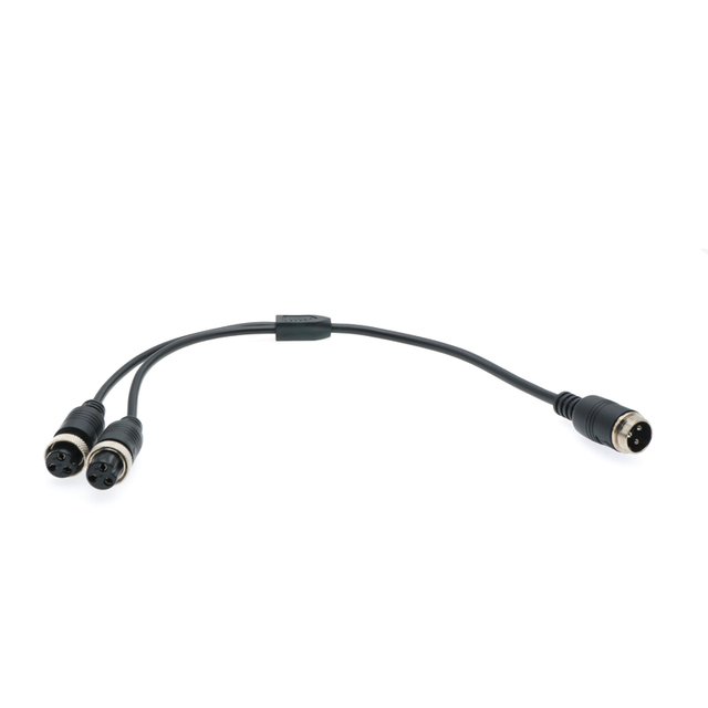 GX16 3 Pin Male Female Mother Y Splitter Connector Plug CCTV Camera Security Aviation Extension Cable Factory Direct Power Cords