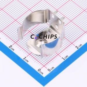 MY-21700-01-J Button & Strip Battery Connector Through hole Component (THT) Connector Spring Steel Nickel - Product Image 1